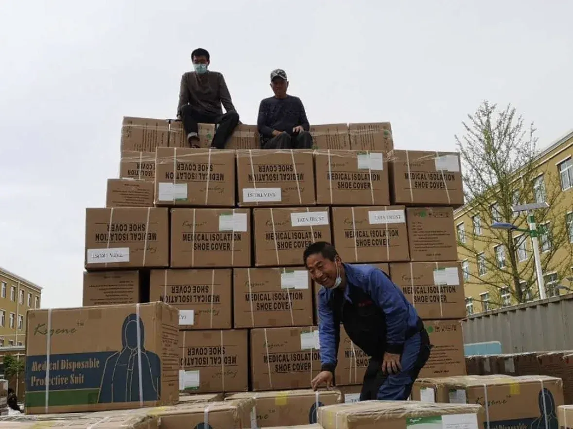 PPE shipments staged in China, bound for India