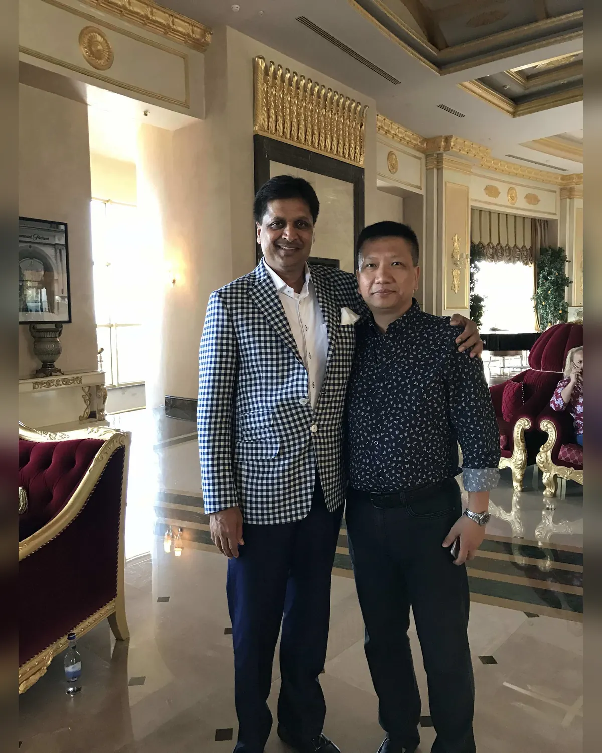 在印度与 M3M Group 主席 Bansal 先生会面